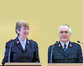 Majors Adrian and Beth Maddern